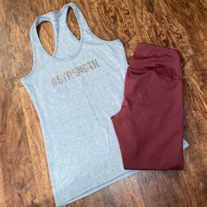 Grey printed top